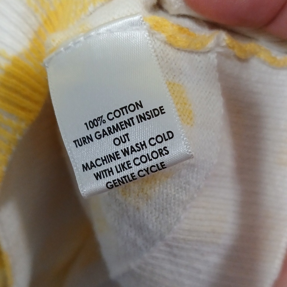 Cottagecore 100% Cotton Button Down Cardigan Women Medium Lightweight Grannycore - Picture 4 of 4